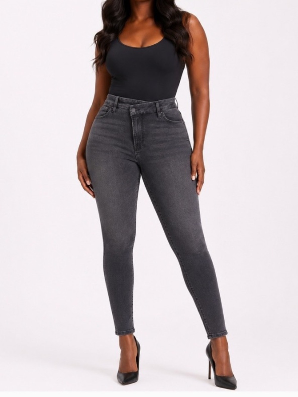 Good American High-Rise Skinny Jeans